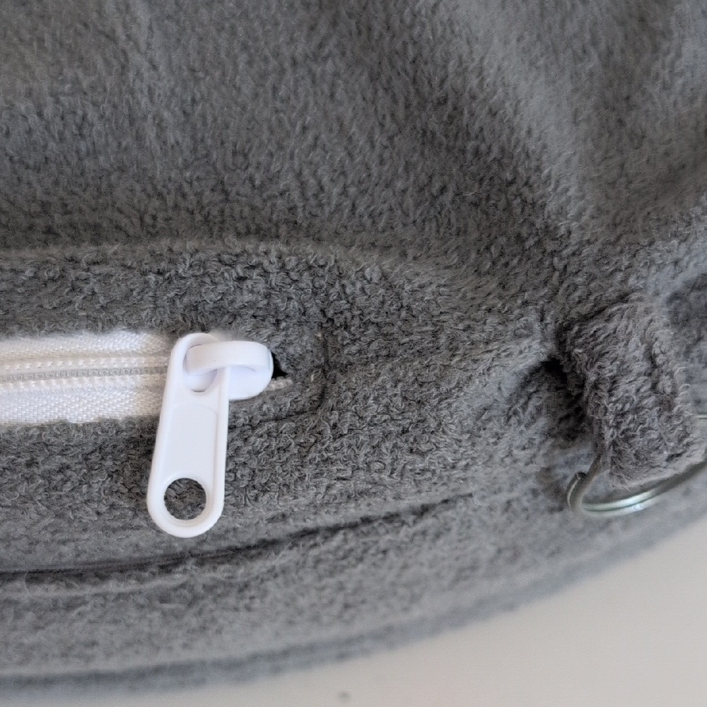 My Brest Friend Deluxe Nursing Pillow in Gray with Pocket, Adjustable Strap - Picture 13 of 16